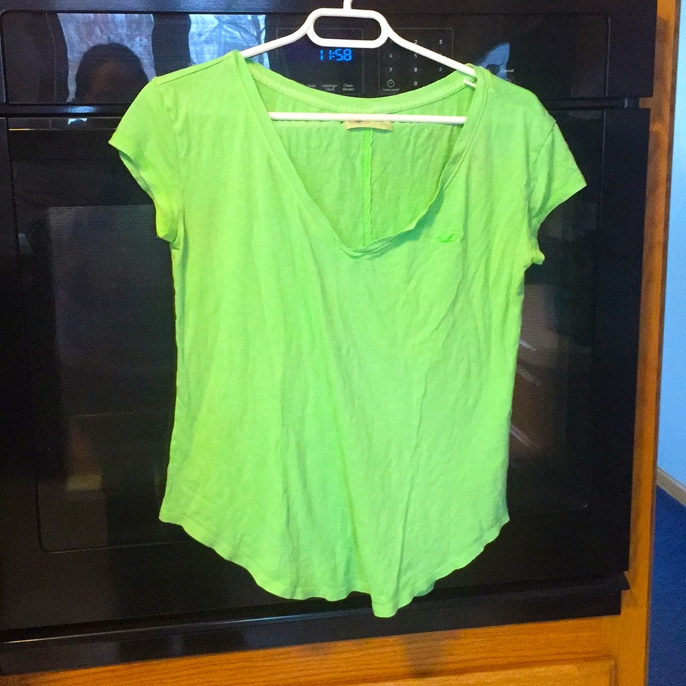 Lime green T-shirt
